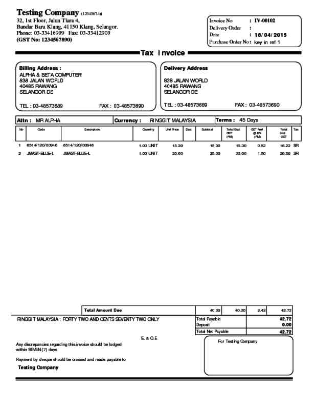 01 Tax Invoice